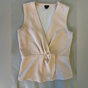 J. Crew Pale Pink Sleeveless Blouse